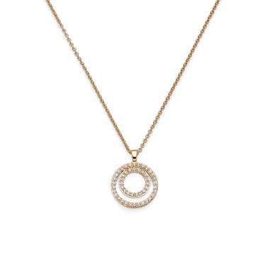         Roségold, Halsschmuck, Leo Wittwer Panta rhei® Collier