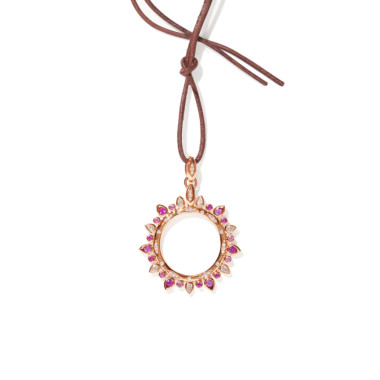         Roségold, Halsschmuck, Tamara Comolli SIGNATURE Anhänger Sun 'Blush' Large