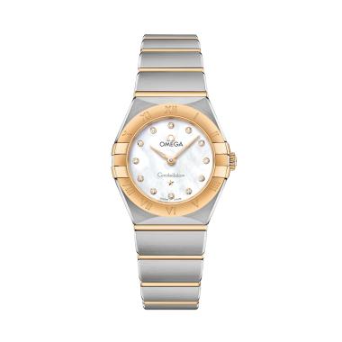 Damenuhr, Quarzwerk, Omega Constellation
