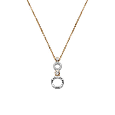         Roségold, Halsschmuck, Leo Wittwer Panta rhei® Collier