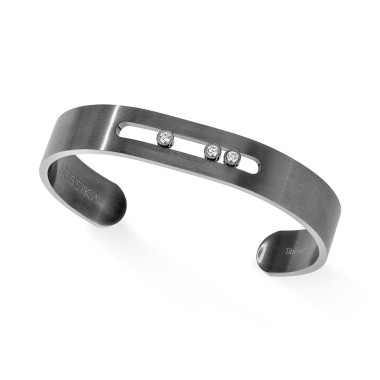         Titan, Armschmuck, Messika Move Titanium Graphite Armreif
