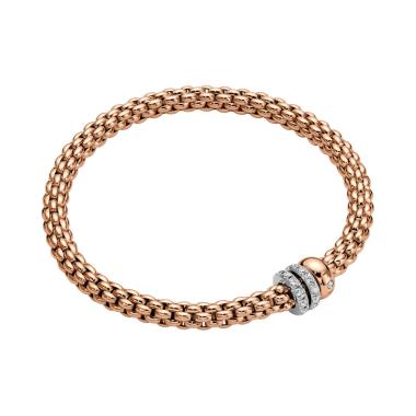 Armschmuck, Weißgold, FOPE Solo Flex'it Armband