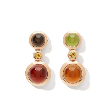 Ohrringe, Roségold, Tamara Comolli BOUTON Ohrhänger