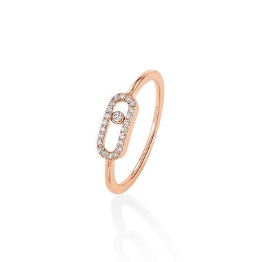 Ringe, Roségold, Messika Move Uno Ring