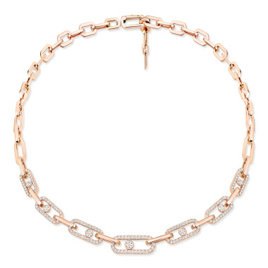         Roségold, Halsschmuck, Messika Move Link Halskette
