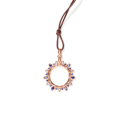         Roségold, Halsschmuck, Tamara Comolli SIGNATURE Anhänger Sun 'Ocean' Large