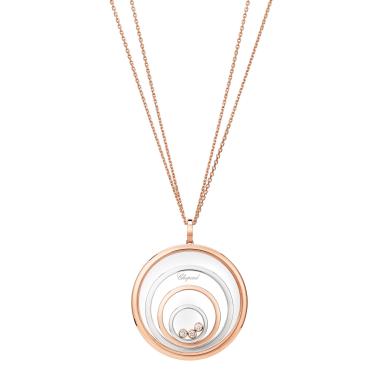 Halsschmuck, Weißgold, Chopard Happy Spirit Anhänger