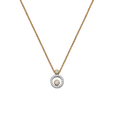 Halsschmuck, Weißgold, Leo Wittwer Panta rhei® Collier