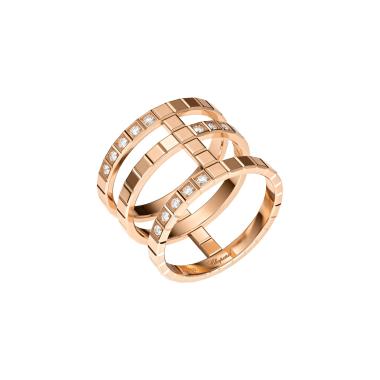 Ringe, Roségold, Chopard Ice Cube Ring