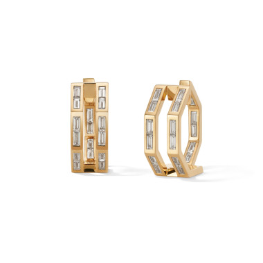         Roségold, Ohrringe, H. Krieger Creolen