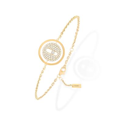 Armschmuck, Gelbgold, Messika Lucky Move Pavé PM Armband