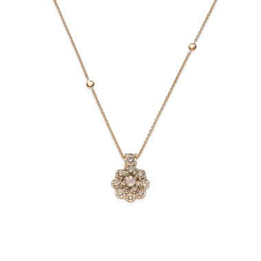         Roségold, Halsschmuck, Leo Wittwer Candlelight Collier