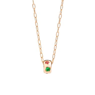 Halsschmuck, Roségold, Pomellato Iconica Halskette mit Anhänger