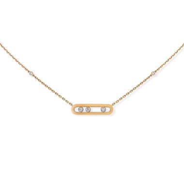 Halsschmuck, Gelbgold, Messika Move Classique Baby Halskette