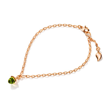         Roségold, Armschmuck, Tamara Comolli MiniMIKADO Armband mit Peridot