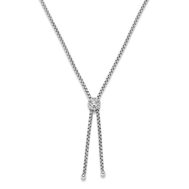         Weißgold, Halsschmuck, Leo Wittwer Candlelight Collier