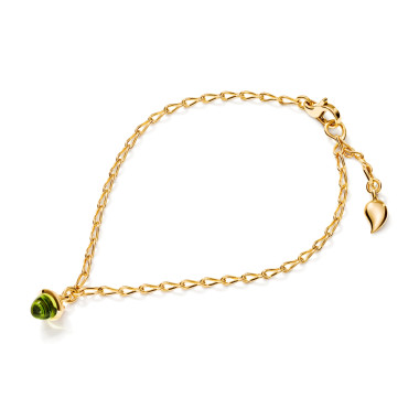         Gelbgold, Armschmuck, Tamara Comolli MiniMIKADO Armband mit Peridot