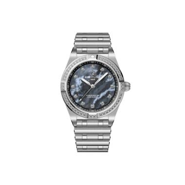 Damenuhr, Quarzwerk, Breitling Chronomat 28