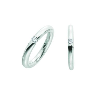 Ringe, Weißgold, Heinz Mayer Solitairring 0.50ct