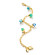 Tamara Comolli MIKADO Flamenco Charm Armband 'Lagoon'  - Bild 2