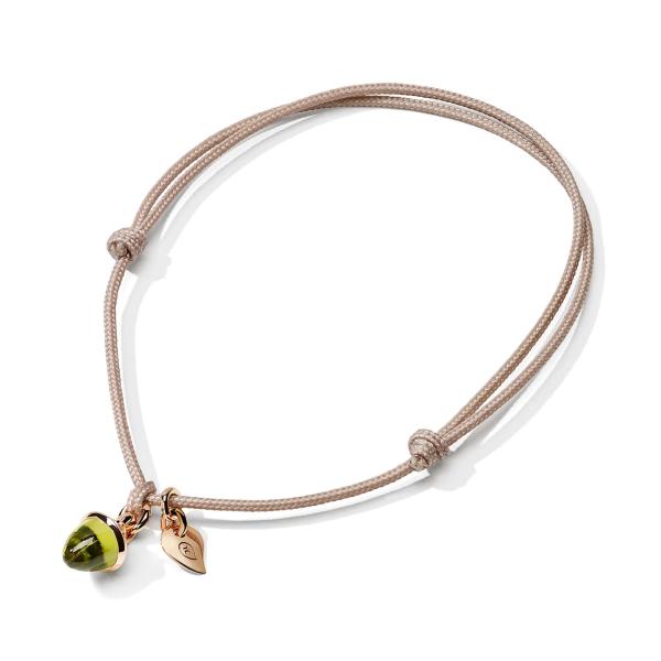 Armschmuck, Roségold, Tamara Comolli myMIKADO Armband Peridot