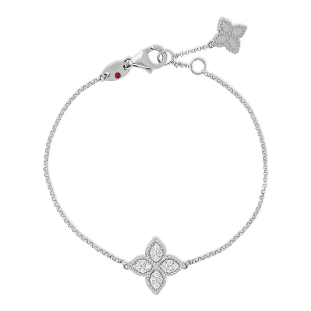         Weißgold, Armschmuck, Roberto Coin Princess Flower Armband