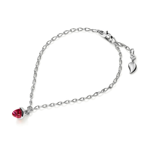         Weißgold, Armschmuck, Tamara Comolli MiniMIKADO Armband mit rosa Turmalin