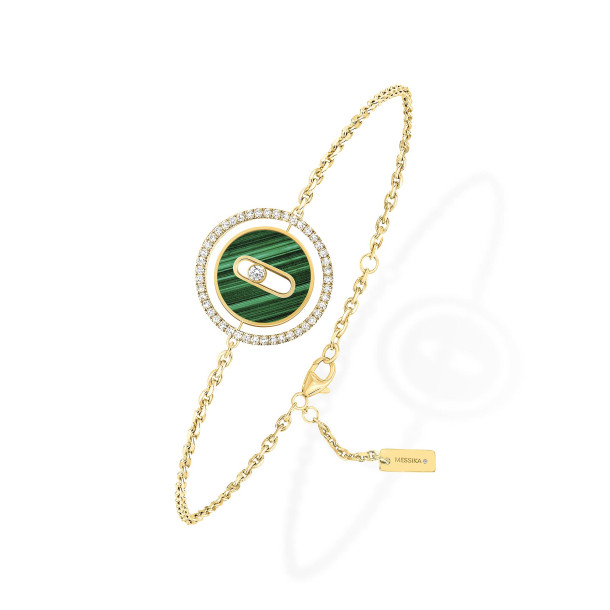         Gelbgold, Armschmuck, Messika Lucky Move Armband KM Malachit