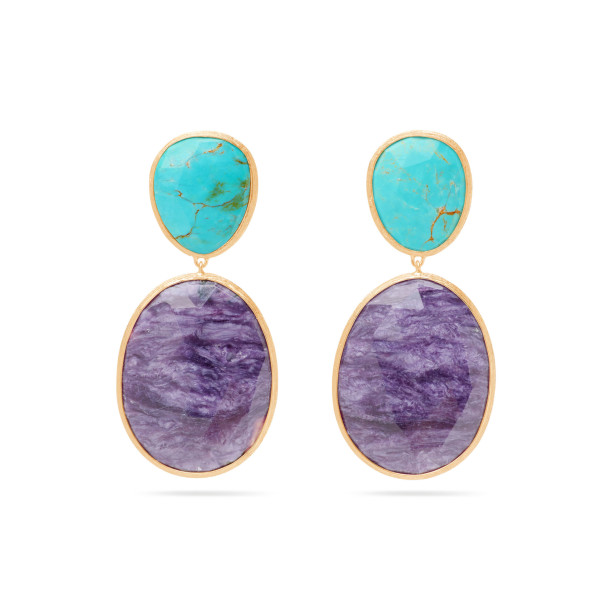         Gelbgold, Ohrringe, Marco Bicego Lunaria Color Ohrhänger