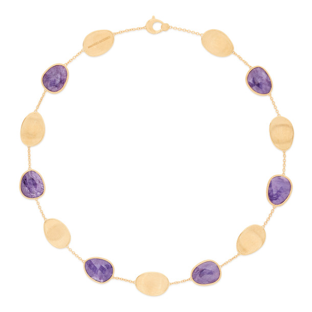         Gelbgold, Halsschmuck, Marco Bicego Lunaria Color Halskette