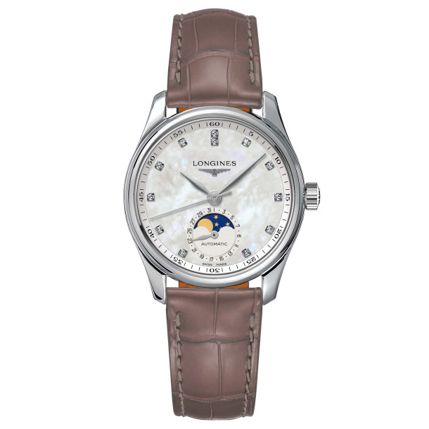         Damenuhr, Automatik, Longines LONGINES MASTER COLLECTION MOONPHASE