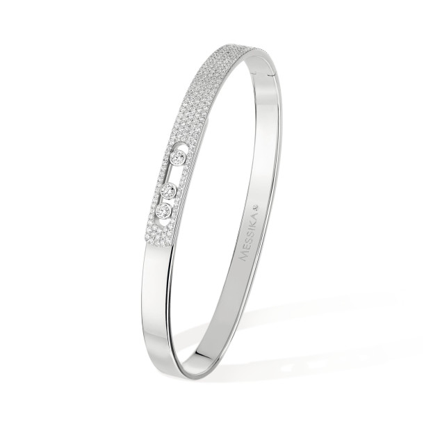         Weißgold, Armschmuck, Messika Move Noa Diamant Armreif 