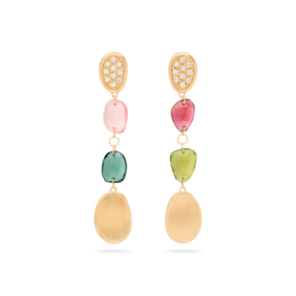         Gelbgold, Ohrringe, Marco Bicego Lunaria Color Ohrhänger