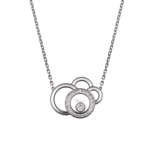         Weißgold, Halsschmuck, Chopard Happy Dreams Collier