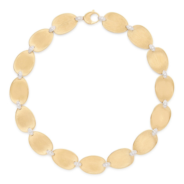         Gelbgold, Halsschmuck, Marco Bicego Lunaria Diamonds Collier