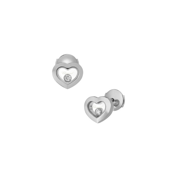         Weißgold, Ohrringe, Chopard Happy Diamonds Icons Ohrstecker