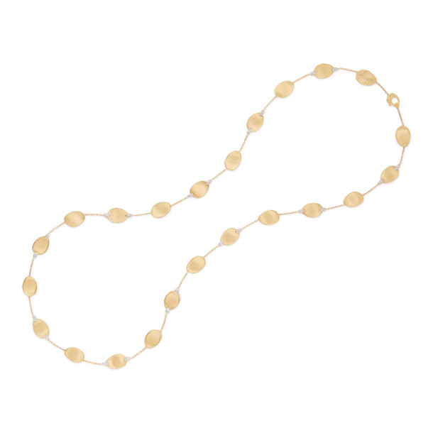         Gelbgold, Halsschmuck, Marco Bicego Lunaria Diamonds Halskette
