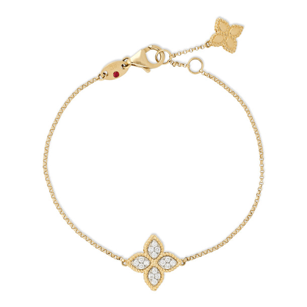         Weißgold, Armschmuck, Roberto Coin Princess Flower Armband