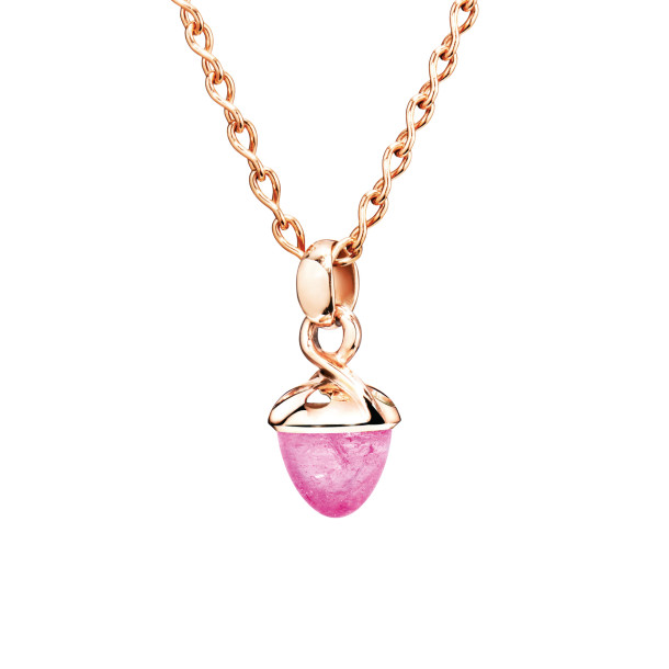         Roségold, Halsschmuck, Tamara Comolli MIKADO Bouquet Fairy Anhänger mit Turmalin