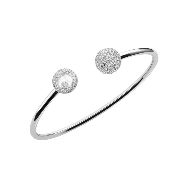        Weißgold, Armschmuck, Chopard Happy Diamonds Planet Armreif