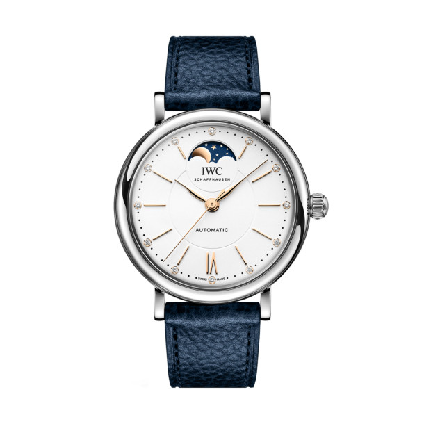         Damen- und Herrenuhr, Automatik, IWC Schaffhausen Portofino Automatic Moon Phase 37