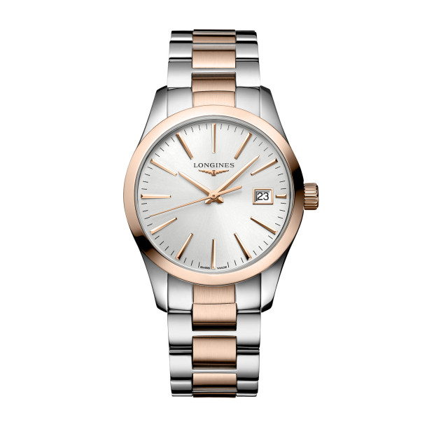         Damenuhr, Quarzwerk, Longines CONQUEST CLASSIC