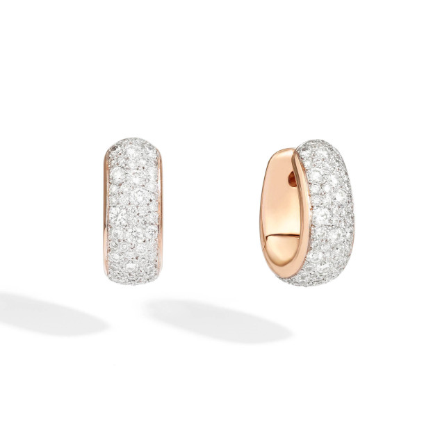         Roségold, Ohrringe, Pomellato Iconica Creolen