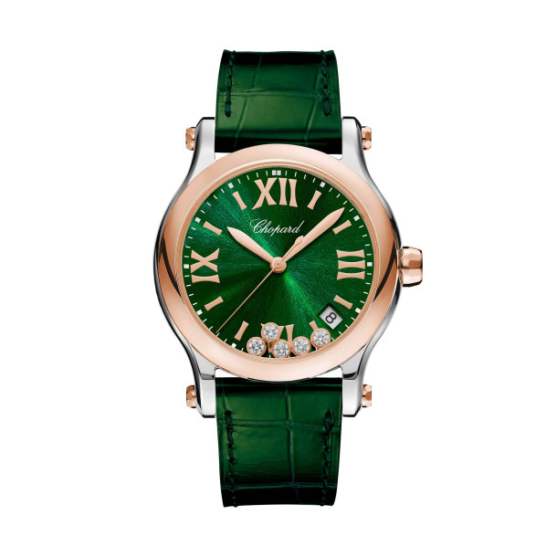         Damenuhr, Quarzwerk, Chopard Happy Sport