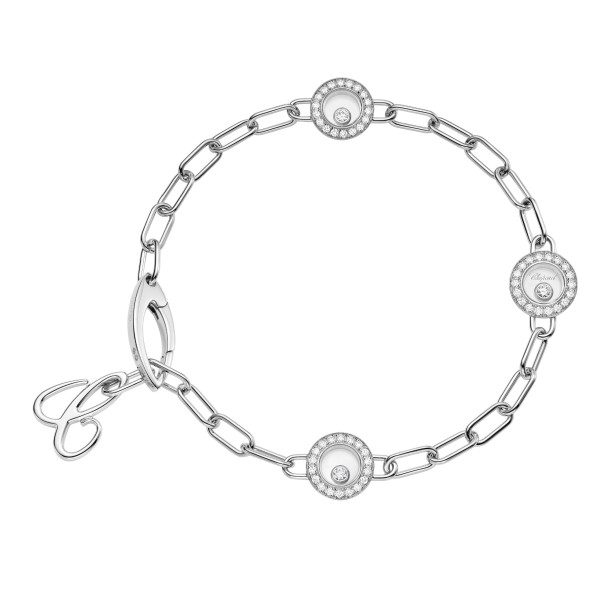         Weißgold, Armschmuck, Chopard Happy Diamonds Icons Armband
