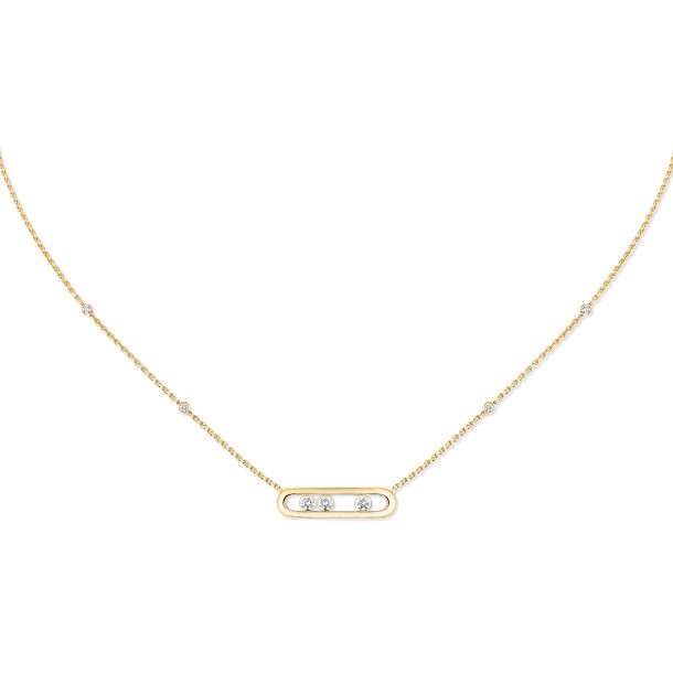         Gelbgold, Halsschmuck, Messika Move Classique Baby Halskette