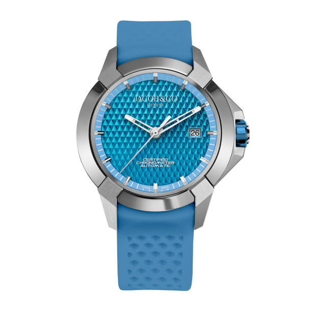         Damen- und Herrenuhr, Automatik, Jacob&Co EPIC X SPORT ELECTRIC BLUE 41MM