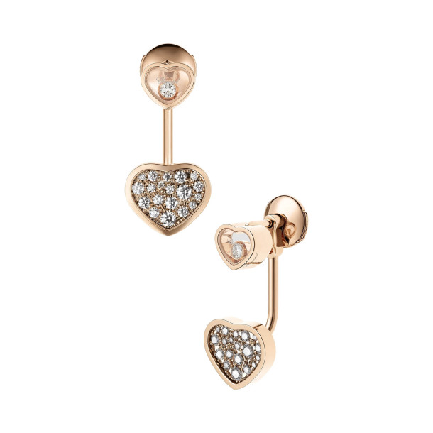        Roségold, Ohrringe, Chopard Happy Hearts Ohrstecker