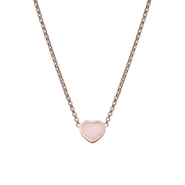         Roségold, Halsschmuck, Chopard My Happy Hearts Halskette