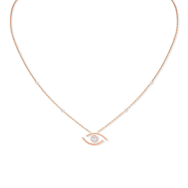         Roségold, Halsschmuck, Messika Lucky Eye Halskette